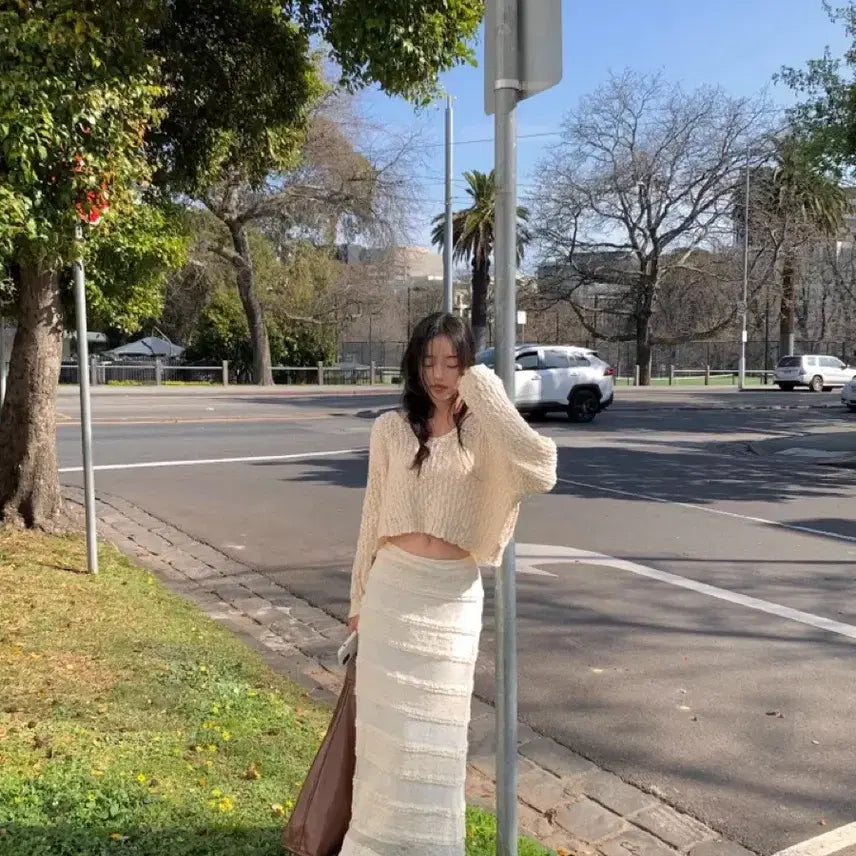 [BUNJANG] Women's Knit and Skirt Set / 지브 set