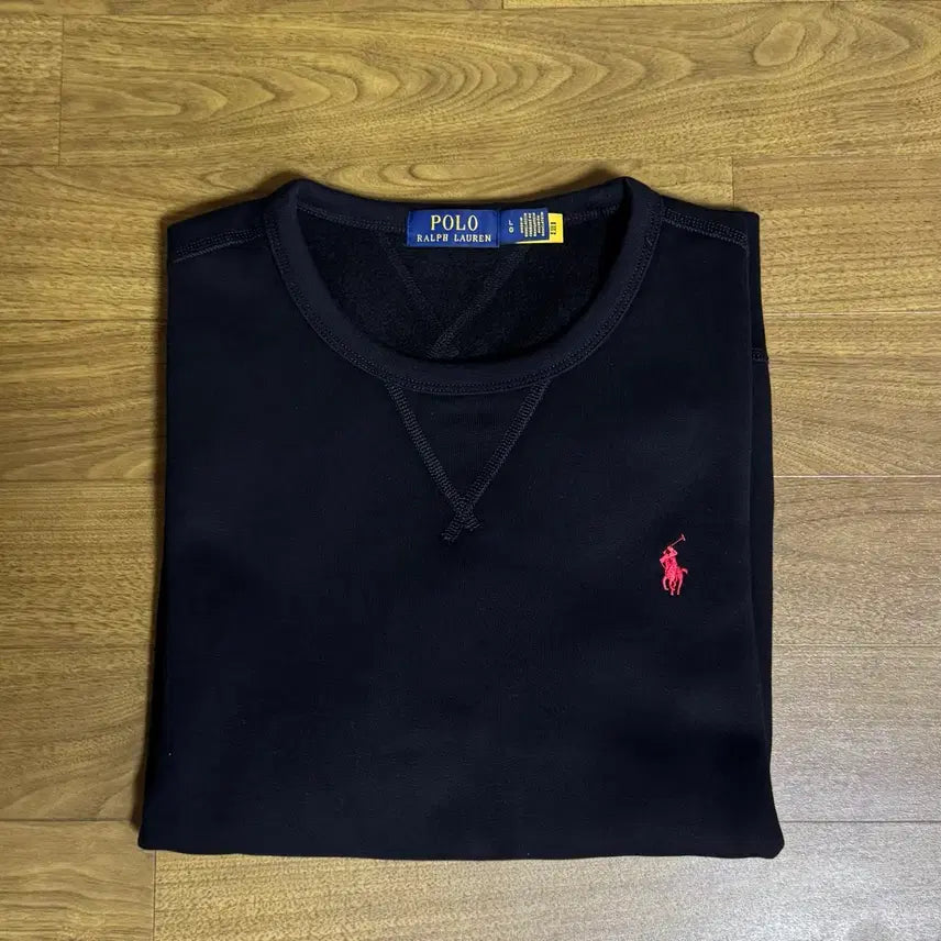 [BUNJANG] Polo Ralph Lauren Fleece Sweatshirt Black L / 폴로 RL 플리스 스웨트셔츠 블랙 L
