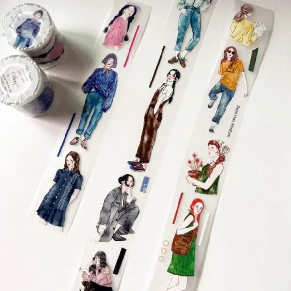 [BUNJANG] Seonhanmaeum Zakkajom Playful PET Washi Tape / 선한마음잡화점 Playful PET 마테