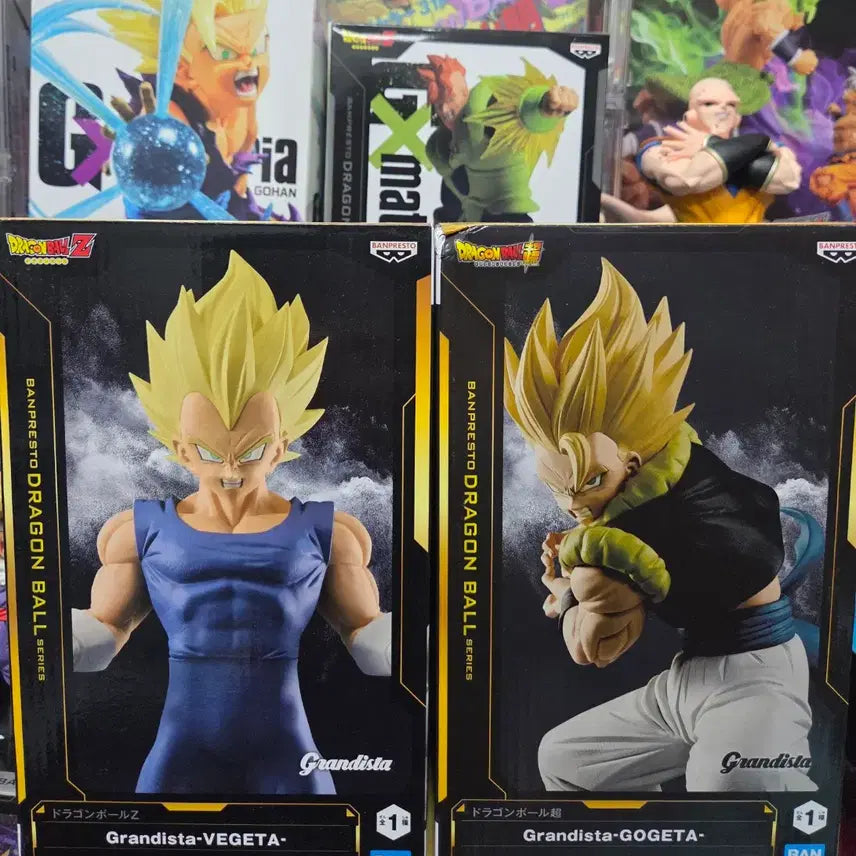 [BUNJANG] Dragon Ball Grandista Vegeta (Saiyan Saga) & Super Gogeta Set / [2종세트_새상품] 그란디스타 마인베지터(징조)+초오지터_ 드래곤볼