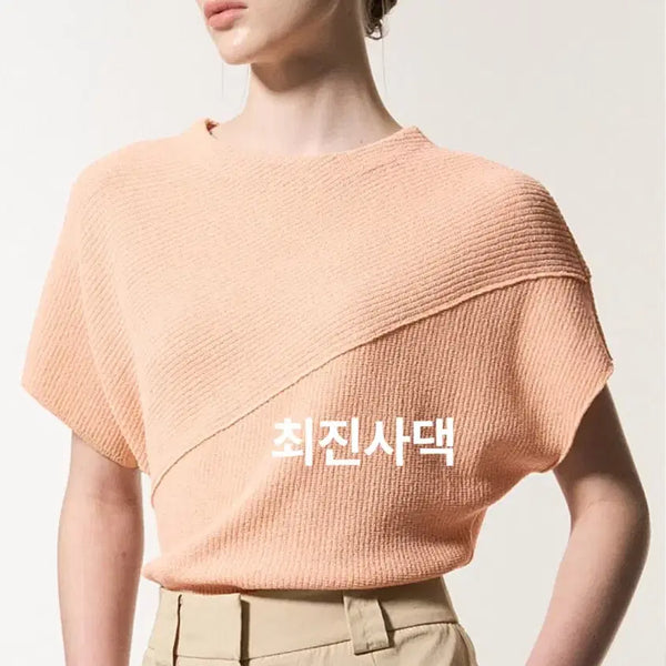 [BUNJANG] Mine (Hansem) Silk Blend Knit Coral Orange - Free Size / 한섬 마인니트