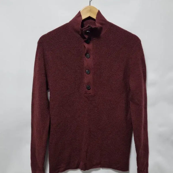 [BUNJANG] Theory Button-Neck Knit Sweater M / 띠어리 버튼넥 니트 M