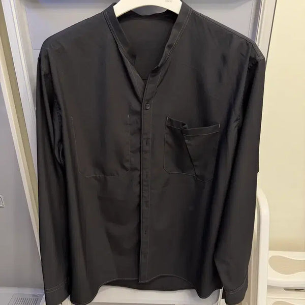 [BUNJANG] Renoma Black Shirt (Size 105) / 레노마 블랙 셔츠 105