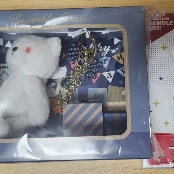 [BUNJANG] Ensemble Stars Nagisa Ran Anime Uniform Acrylic Birthday Bear Charm Bundle Set / 앙스타 란 나기사 앙애니 교복 아크릴 버스데이 베어 챰 일괄