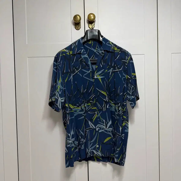 [BUNJANG] Fortela Navy Patterned Shirt / FORTELA 포르텔라
