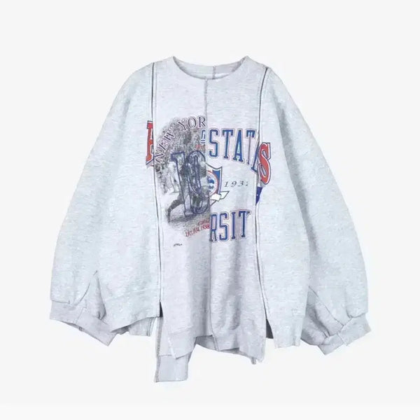 [BUNJANG] 77circa Vintage Rework Sweatshirt / 77circa 나나써카 빈티지 리워크 맨투맨