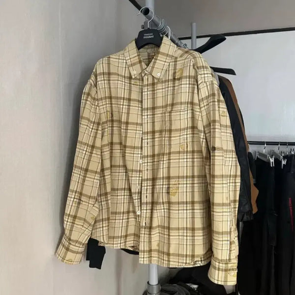 [BUNJANG] Human Made Seongsu Checkered Shirt XL / 휴먼메이드 성수 체크셔츠 XL