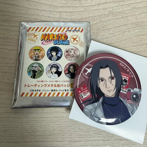 [BUNJANG] Naruto Itachi Metal Can Badge / 나루토 이타치 여행 캔뱃지
