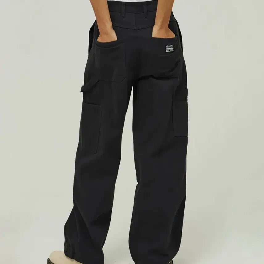 [BUNJANG] Mcwoodgun Cotton Carpenter Pants (Dark Grey, 32) / 맥우드건 코튼 카펜터 팬츠 (다크 그레이, 32)
