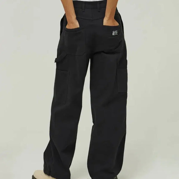 [BUNJANG] Mcwoodgun Cotton Carpenter Pants (Dark Grey, 32) / 맥우드건 코튼 카펜터 팬츠 (다크 그레이, 32)