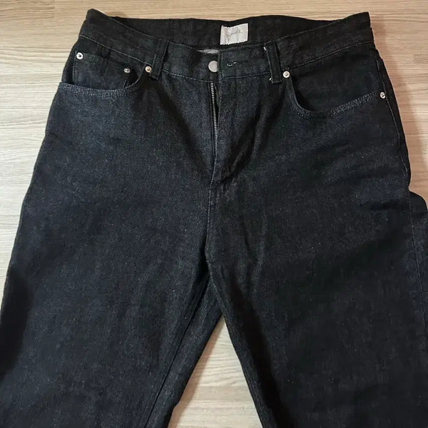 [BUNJANG] YOUTH Straight Denim (Black Indigo) L / 유스 스트레이트 데님 (흑청) (L)