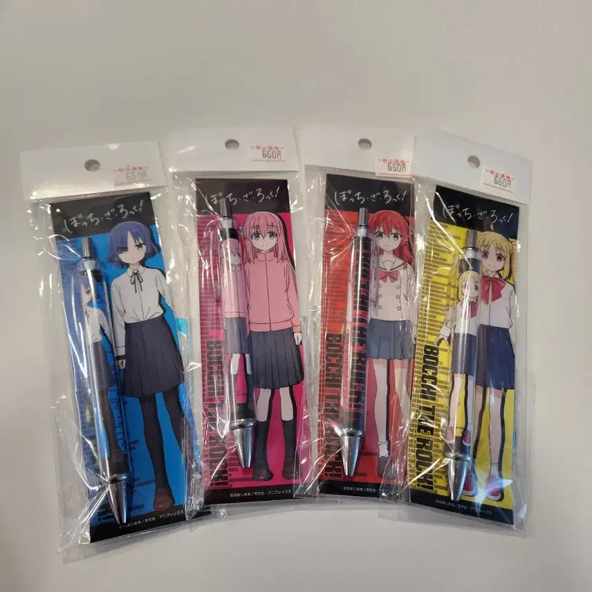[BUNJANG] Bocchi the Rock! Az-Maker Pen Set (4 Pens) / 봇치더락 아즈메이커 펜 세트(총4개)