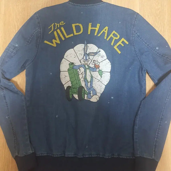 [BUNJANG] The Wild Hare Denim Blouson Spring Jacket M / 벅스바니 데님 블루종 The Wild Hare 봄자켓 M