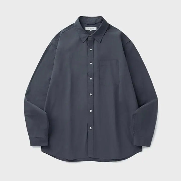 [BUNJANG] Union Blue Editor Branded Shirt M / [새상품/M] 유니온블루 에디터 셔츠 틸블루 editor 브랜디드