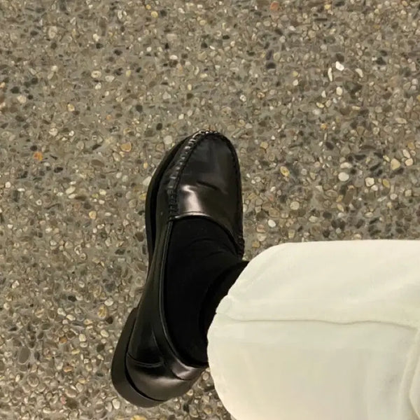 [BUNJANG] Bass Black Loafers (The Row Style) / bass 바스 블랙 로퍼(더로우st)