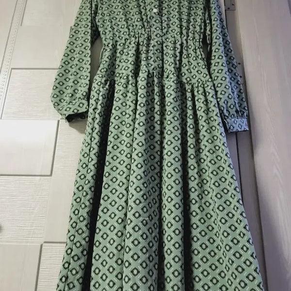 [BUNJANG] Sailor Collar Long Dress / 세일러 카라 롱원피스
