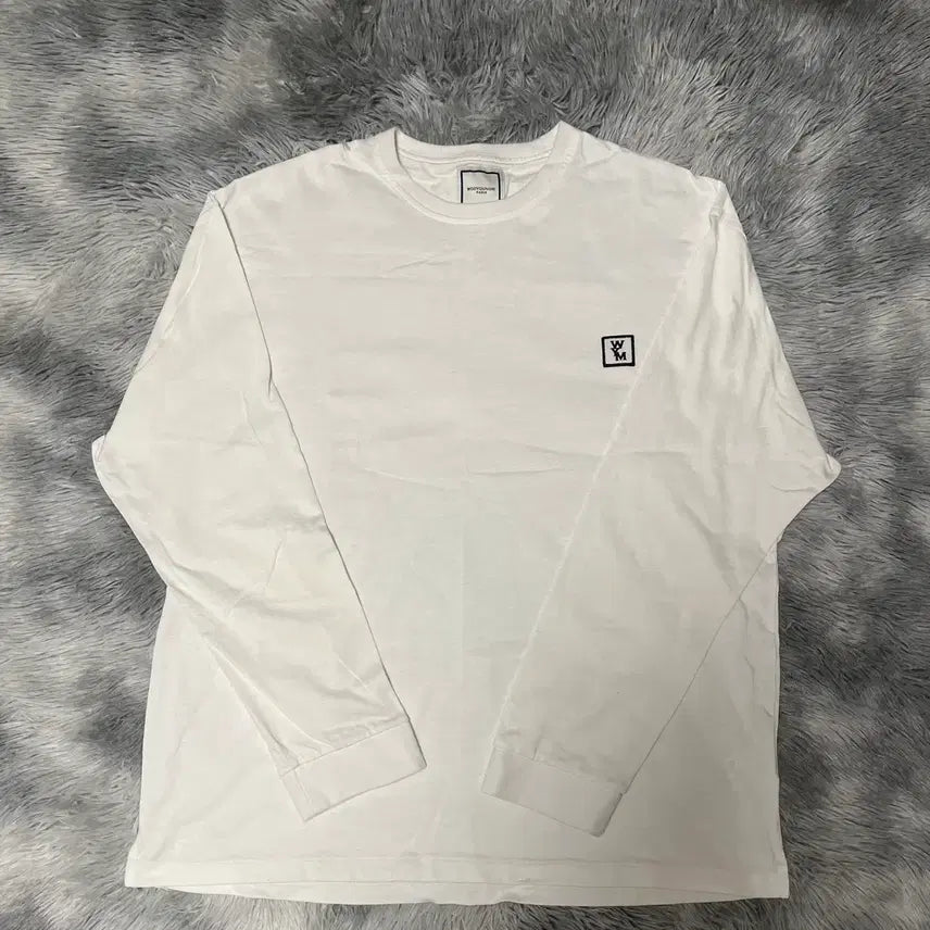 [BUNJANG] Wooyoungmi White Back Logo Long Sleeve / [23ss/52size] 우영미 백로고 롱슬리브
