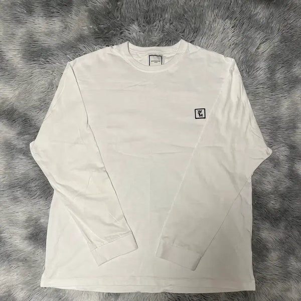 [BUNJANG] Wooyoungmi White Back Logo Long Sleeve / [23ss/52size] 우영미 백로고 롱슬리브
