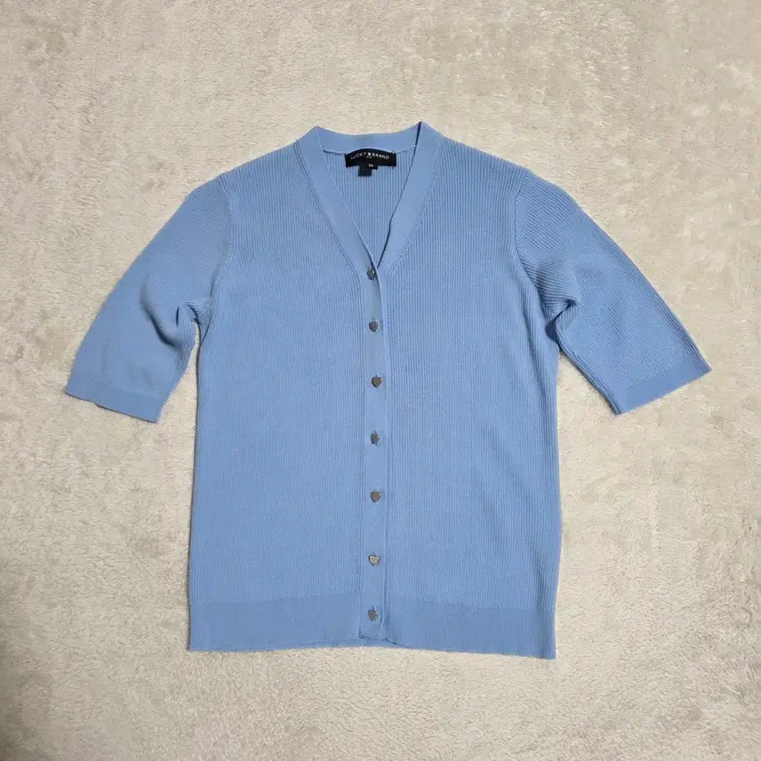 [BUNJANG] Lucky Brand Women's Rayon Short Sleeve Cardigan Summer / (55)여성 럭키브랜드 인견 반팔 가디건 여름