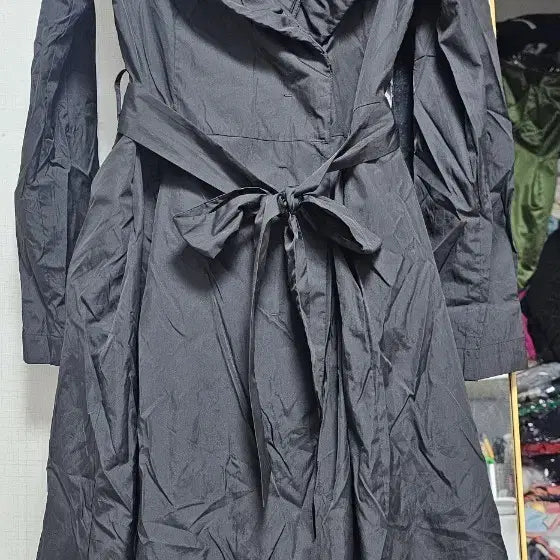 [BUNJANG] Black Women's Trench Coat / 블랙 여성 트렌치코트