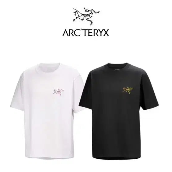 [BUNJANG] ARC Big Logo Short Sleeve T-Shirt Black White / 정품/무료배송) ARC 아크 빅로고 반팔 , 블랙 화이트