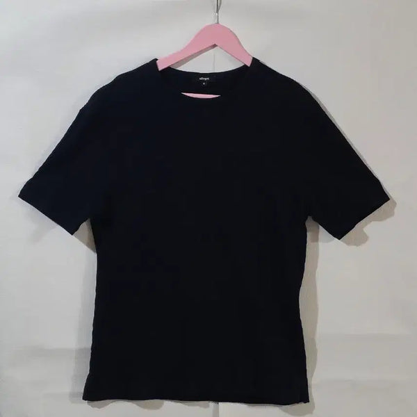 [BUNJANG] Allegri Black Short Sleeve Knit T-Shirt M / 정품 알레그리 블랙 반팔 니트 M
