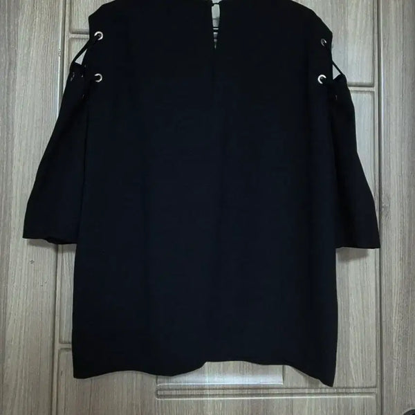[BUNJANG] ISSEU Lace-Up Blouse Polyester / 한섬 이로  레이스업 블라우스(여성) 34