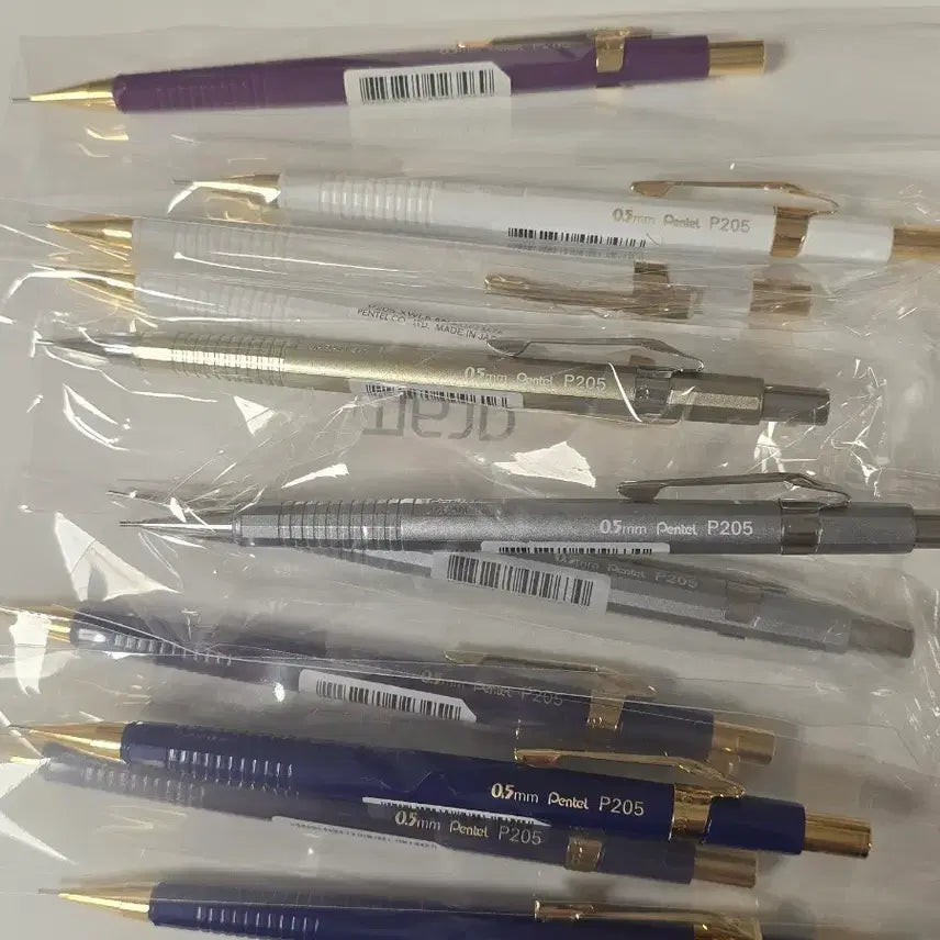 [BUNJANG] Pentel P205 Metallic & Gold Plated Mechanical Pencil / 펜텔 p205 메탈릭, 금장