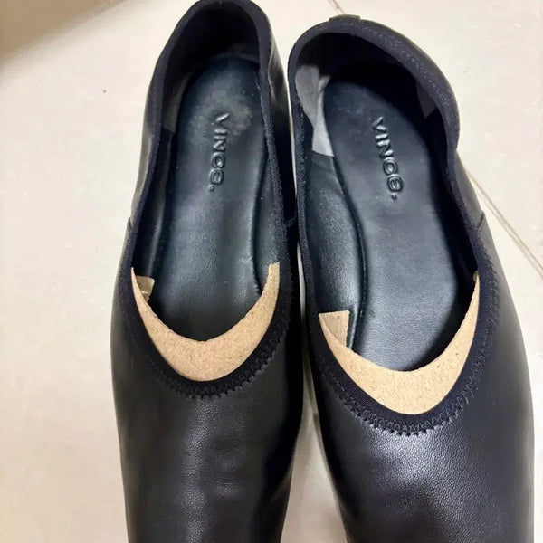 [BUNJANG] Vince Black Flat Shoes / Vince 빈스 블랙 플랫 36.5 (52만원)