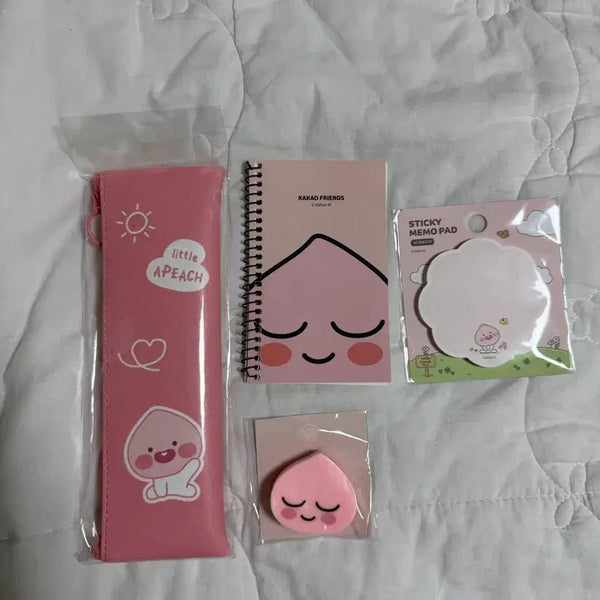 [BUNJANG] Apeach Stationery Set / 어피치 필기구 세트