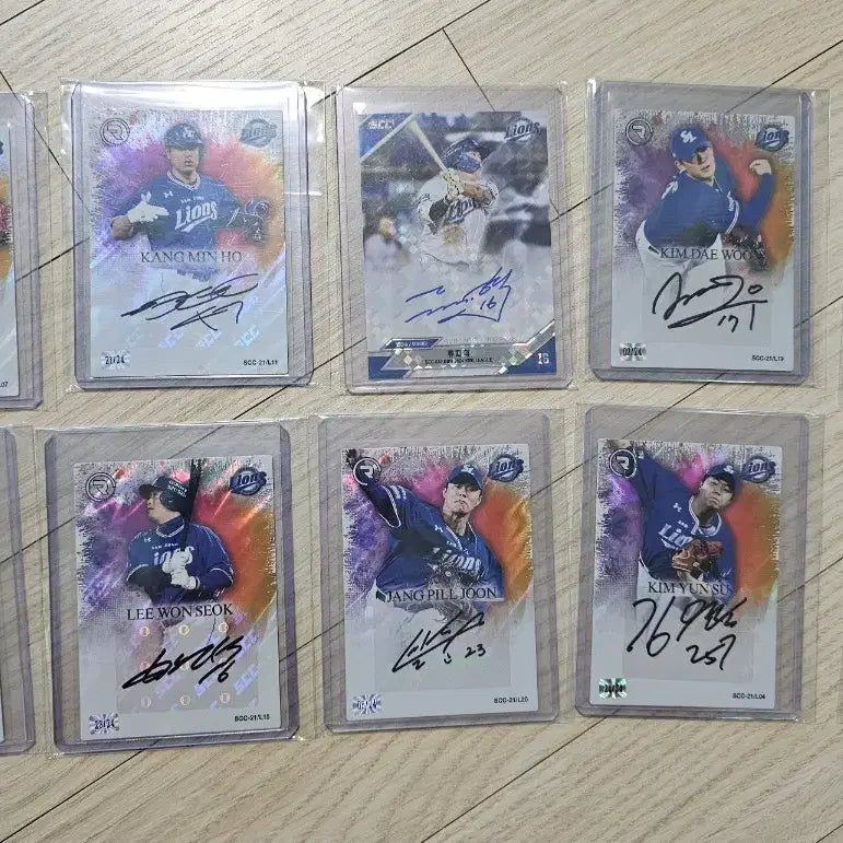 [BUNJANG] Samsung Lions Players Autographed Cards (10 Players) / [긴급할인] 삼성 라이온즈 선수 친필 사인 오토 카드 10명