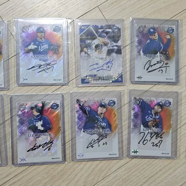 [BUNJANG] Samsung Lions Players Autographed Cards (10 Players) / [긴급할인] 삼성 라이온즈 선수 친필 사인 오토 카드 10명