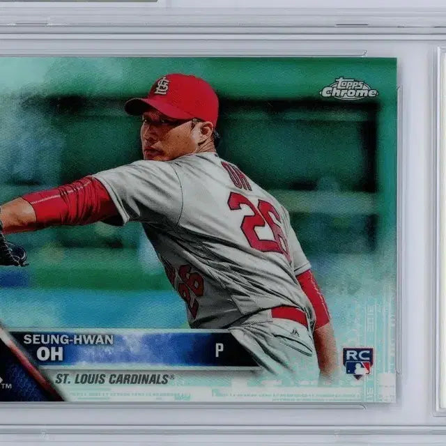 [BUNJANG] Topps Oh Seung-hwan Rookie Chrome Baseball Card BRG10 GEM MT 10 / [긴급할인] Topps 오승환 루키 크롬 야구 카드 BRG10