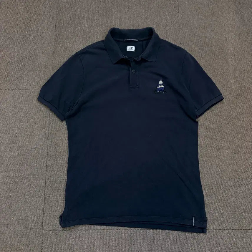 [BUNJANG] CP Company Pique Embroidered Character T-Shirt / cp컴퍼니 피케 자수 캐릭터 반팔
