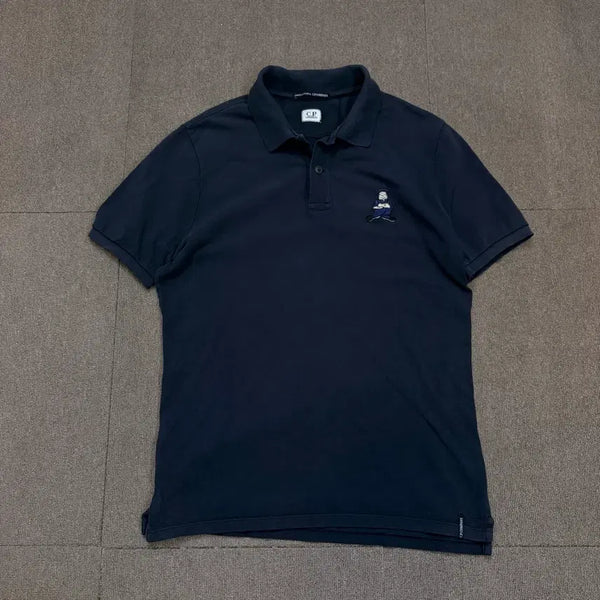 [BUNJANG] CP Company Pique Embroidered Character T-Shirt / cp컴퍼니 피케 자수 캐릭터 반팔