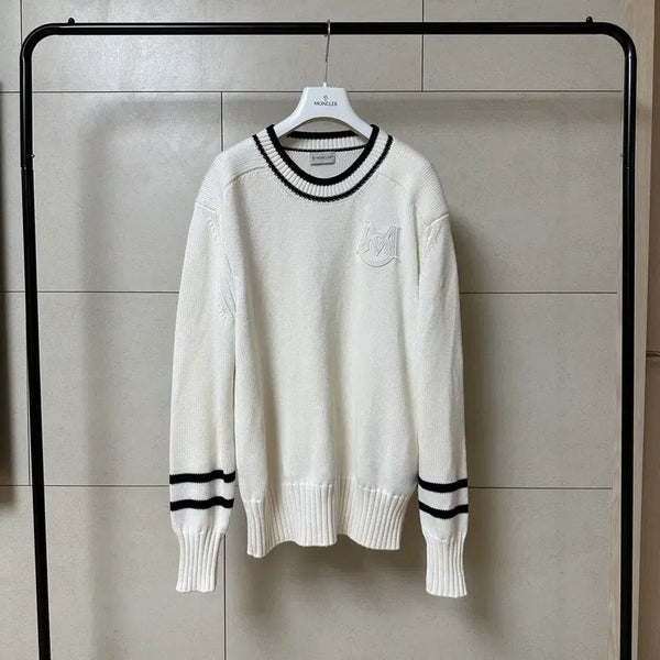 [BUNJANG] Moncler Crewneck Knit Sweater M / 몽클레어 크루넥 니트 M