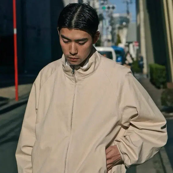 [BUNJANG] Herill Soft Twist Organic Chino Blouson Beige Size 3 / Herill 헤릴 소프트 트위스트 오가닉 치노 블루종 3사이즈 판매