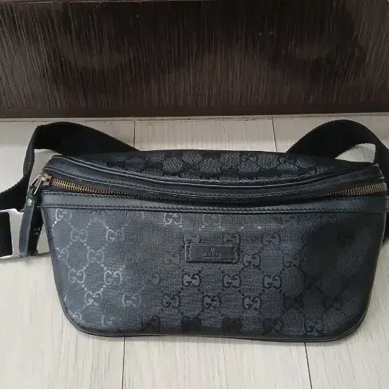 [BUNJANG] Gucci Black Hip Pack Belt Bag / 정품 구찌 블랙 힙색 벨트백