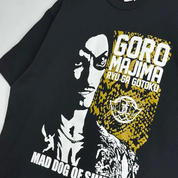 [BUNJANG] Yakuza Majima Goro Sega Official Short Sleeve T-Shirt XL / 용과같이 마지마고로 세가 공식 오피셜 반팔 티셔츠 XL