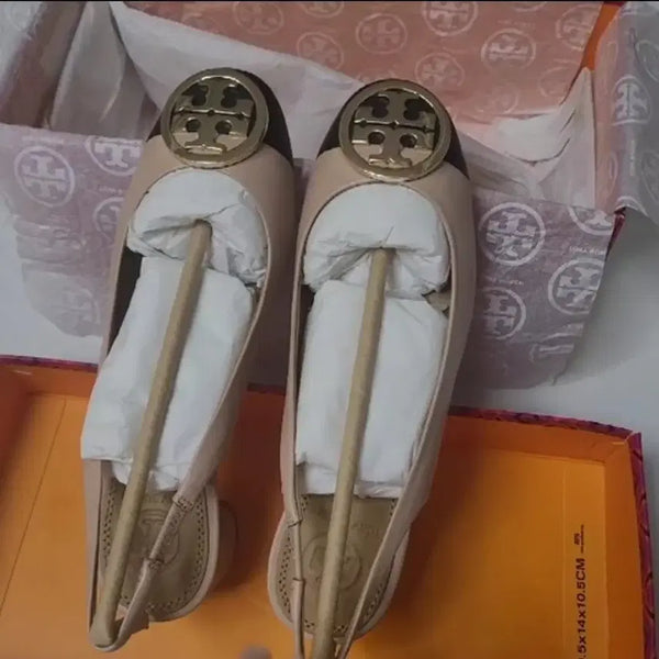 [BUNJANG] Tory Burch Two-Tone Sandals US 5 (225mm) / 비브람완료 새제품 토리버치 225사이즈(US 5사이즈) 샌들 구두 단화