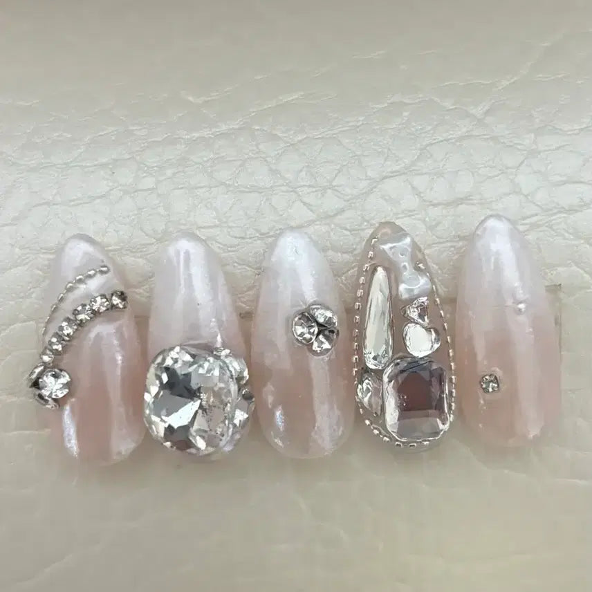 [BUNJANG] Custom Handmade Wedding Nail Tips / 웨딩 수제네일팁