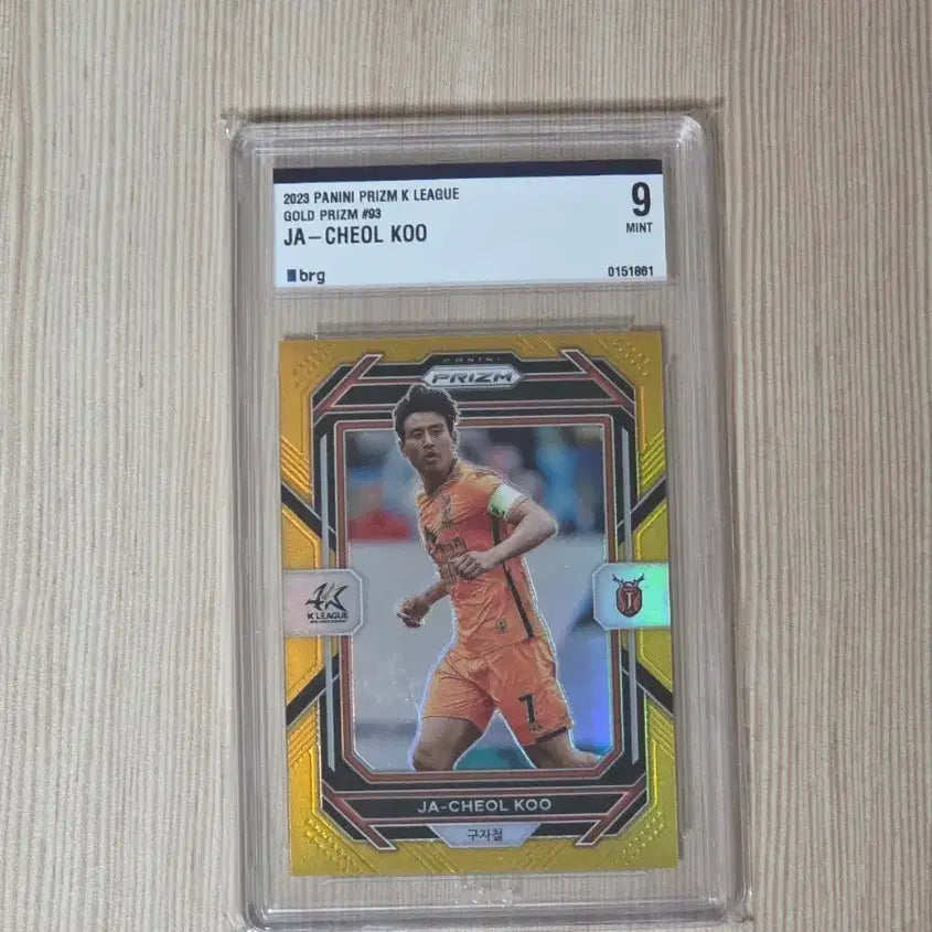 [BUNJANG] K League Panini Prism Ja-cheol Koo Gold BRG 9 / k리그 파니니 프리즘 제주 구자철 골드 BRG 9