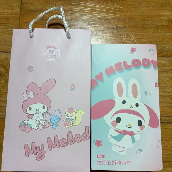 [BUNJANG] My Melody & Hello Kitty Umbrella / 마이멜로디 헬로키티 우산