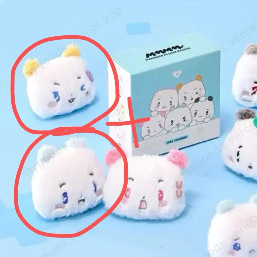[BUNJANG] PLAVE Mame Mimi Mu Random Doll Brooch Badge MyeMu Mwa Bundle Set / 플레이브 므메미무 인형 브로치 뱃지 몌무 뫄 일괄