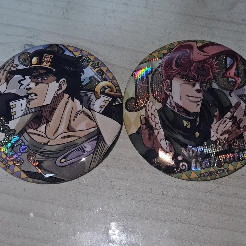 [BUNJANG] JoJo's Bizarre Adventure Jotaro Kakyoin Can Badge Bundle Set / 죠죠 죠타로 카쿄인 캔뱃지 일괄