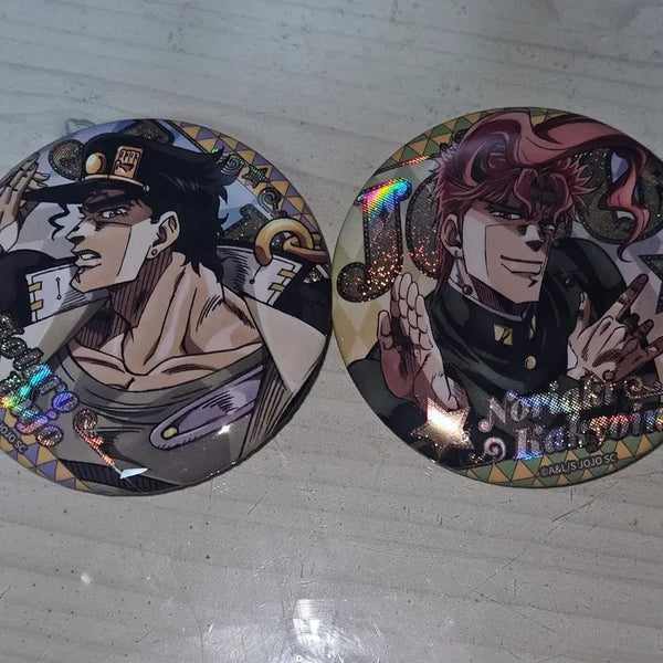 [BUNJANG] JoJo's Bizarre Adventure Jotaro Kakyoin Can Badge Bundle Set / 죠죠 죠타로 카쿄인 캔뱃지 일괄