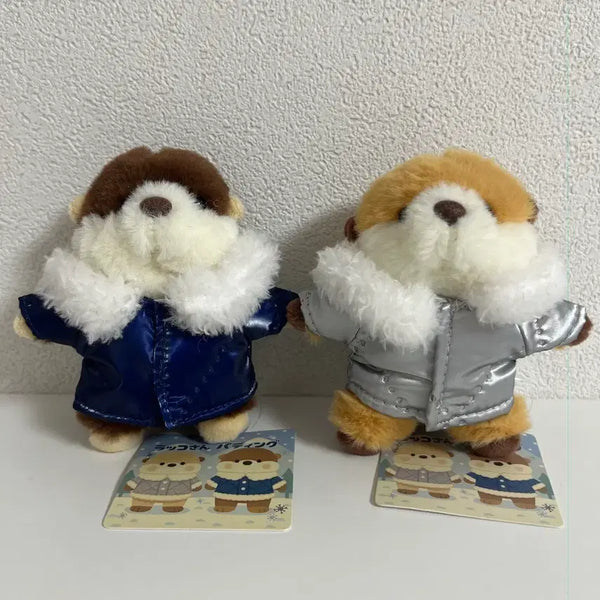 [BUNJANG] Otter Plush Keychain with Padded Coat / (2개가격)패딩 코트 수달 인형 키링