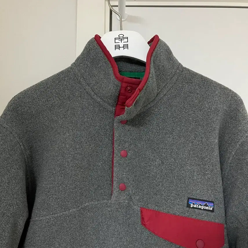 [BUNJANG] Patagonia Synchilla Pullover Fleece Charcoal Red / (S) 파타고니아 / 신칠라 풀오버 플리스 / 차콜 레드