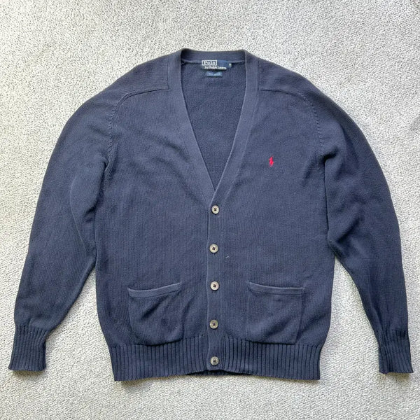 [BUNJANG] Polo Ralph Lauren 90's Cotton Knit Cardigan / 폴로 랄프로렌 90's 코튼 니트 가디건 PN8442 95