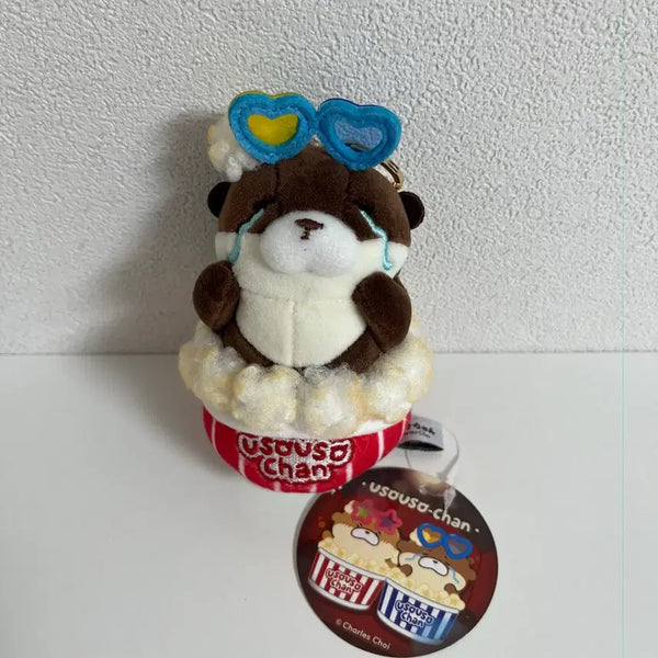 [BUNJANG] Woosoo Woosoo Jang Popcorn Doll Keyring / 우소우소짱 팝콘 인형 키링